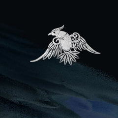 Handmade Retro Ruyi Auspicious Bird Brooch – Silver Flower Silk Sterling Silver | Intangible Cultural Heritage Art