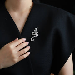 Handmade Sterling Silver Zodiac Brooch - Dao'an Silver Flower Silk, Intangible Cultural Heritage Art