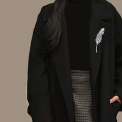 Handmade Filigree Feather Brooch - Dao'an Silver Flower Silk, Intangible Cultural Heritage Creativity