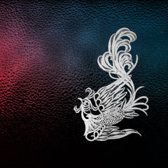 Handmade Court Style Retro Phoenix Brooch – Traditional Chinese Silver Flower Silk Craft | Cultural Heritage Art