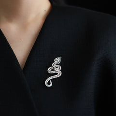 Handmade Sterling Silver Zodiac Brooch - Dao'an Silver Flower Silk, Intangible Cultural Heritage Art