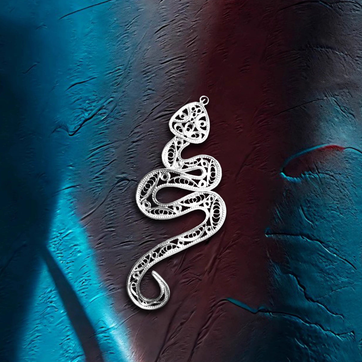 Handmade Sterling Silver Zodiac Brooch - Dao'an Silver Flower Silk, Intangible Cultural Heritage Art